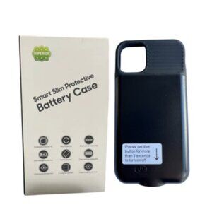 Superior Smart Slim Protective Battery Case For iPhone XR or iPhone 11